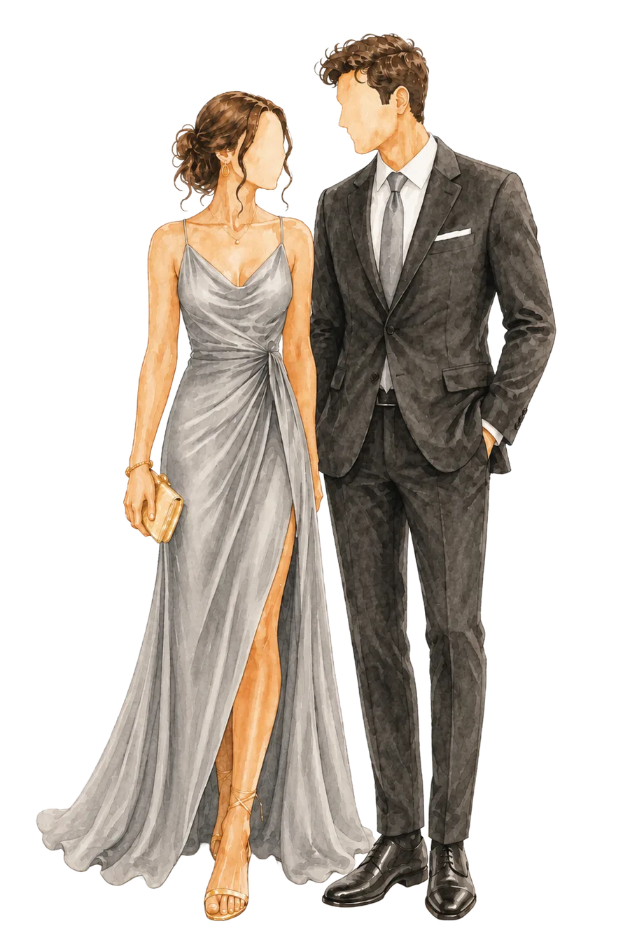 Ilustração de traje